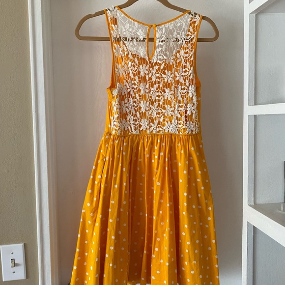 Anthropologie Moulinette Soeurs Melora polka dot Dress size 2 - Picture 2 of 12